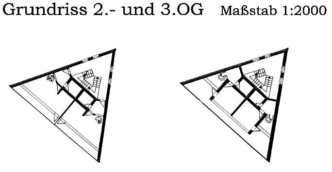 Grundriss 2 und 3 OG